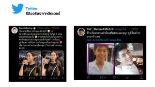 Twitter
รีวิวจริงจากทวิตเตอร์
 
