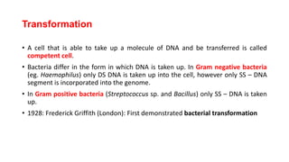 Bacterial genetics and variation | PDF