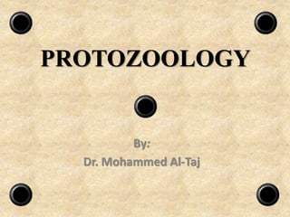 PROTOZOOLOGY
By:
Dr. Mohammed Al-Taj
 