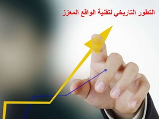 ‫الواقع‬ ‫لتقنية‬ ‫التاريخي‬ ‫التطور‬
‫المعزز‬
 