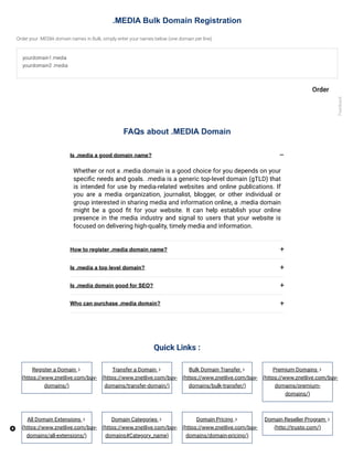 Media Domain Example Make a Memorable and Professional Website with .Media Domain | PDF