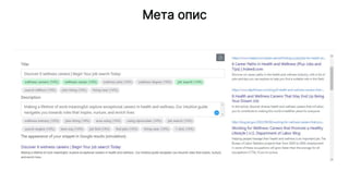Мета опис
 