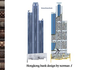 Hongkong bank design by norman .f
 