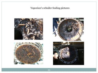 55
Vaporizer’s reboiler fouling pictures
 