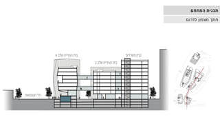 ‫לדרום‬ ‫מצפון‬ ‫חתך‬
‫המתחם‬ ‫תכנית‬
 