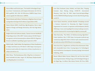 اقتصاد البيانات ودوره في تعزيز الأنظمة الاقتصادية العربية