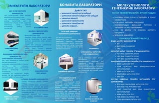 Бонавита лабораторийн танилцуулга брошур | PPT