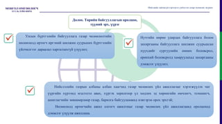 Долоо. Төрийн байгууллагын оролцоо,
түүний эрх, үүрэг
Улсын бүртгэлийн байгууллага газар чөлөөлөлтийн
нөлөөлөлд өртөгч иргэний шилжин суурьших бүртгэлийн
үйлчилгээг дараалал харгалзахгүй үзүүлнэ;
Нутгийн өөрөө удирдах байгууллага болон
захиргааны байгууллага шилжин суурьшсан
хүүхдийг сургуулийн өмнөх боловсрол,
ерөнхий боловсролд хамруулахад захиргааны
дэмжлэг үзүүлнэ;
Нийслэлийн газрын албаны албан хаагчид газар чөлөөлөх үйл ажиллагааг хэрэгжүүлэх чиг
үүргийн хүрээнд мэдээлэл авах, хүргэх зорилгоор үл хөдлөх эд хөрөнгийн өмчлөгч, эзэмшигч,
ашиглагчийн зөвшөөрлөөр газар, барилга байгууламжид нэвтэрэн орох эрхтэй;
Нөлөөлөлд өртөгчийн ажил олгогч ажилтныг газар чөлөөлөх үйл ажиллагаанд оролцоход
дэмжлэг үзүүлж ажиллана.
Нийгмийн зайлшгүй хэрэгцээг үндэслэн газар чөлөөлөх журам
 