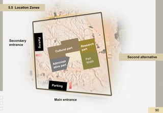 Main entrance
Secondary
entrance
Second alternative
5.5 Location Zones
90
 