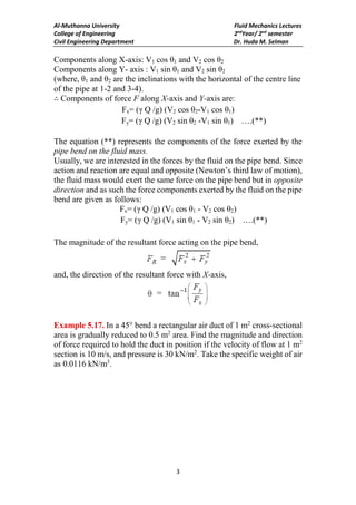 fluid mechanics lectures fluid mechanics lectures | PDF