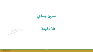 Copy Right ‫جراح‬ ‫محمد‬ ‫د‬
126
‫جماعي‬ ‫تمري‬
30
‫دقيقة‬
 