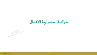 Copy Right ‫جراح‬ ‫محمد‬ ‫د‬
127
‫االعمال‬ ‫ية‬‫ر‬‫استمرا‬‫حوكمة‬
 
