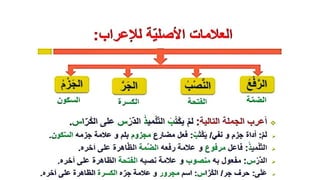 000000000العلامات الاصلية و الفرعية.pptx