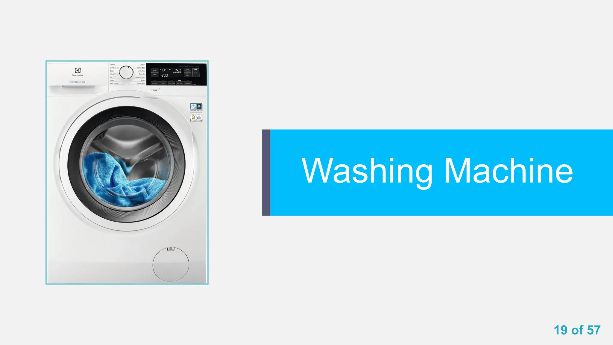 19 of 57
Washing Machine
 