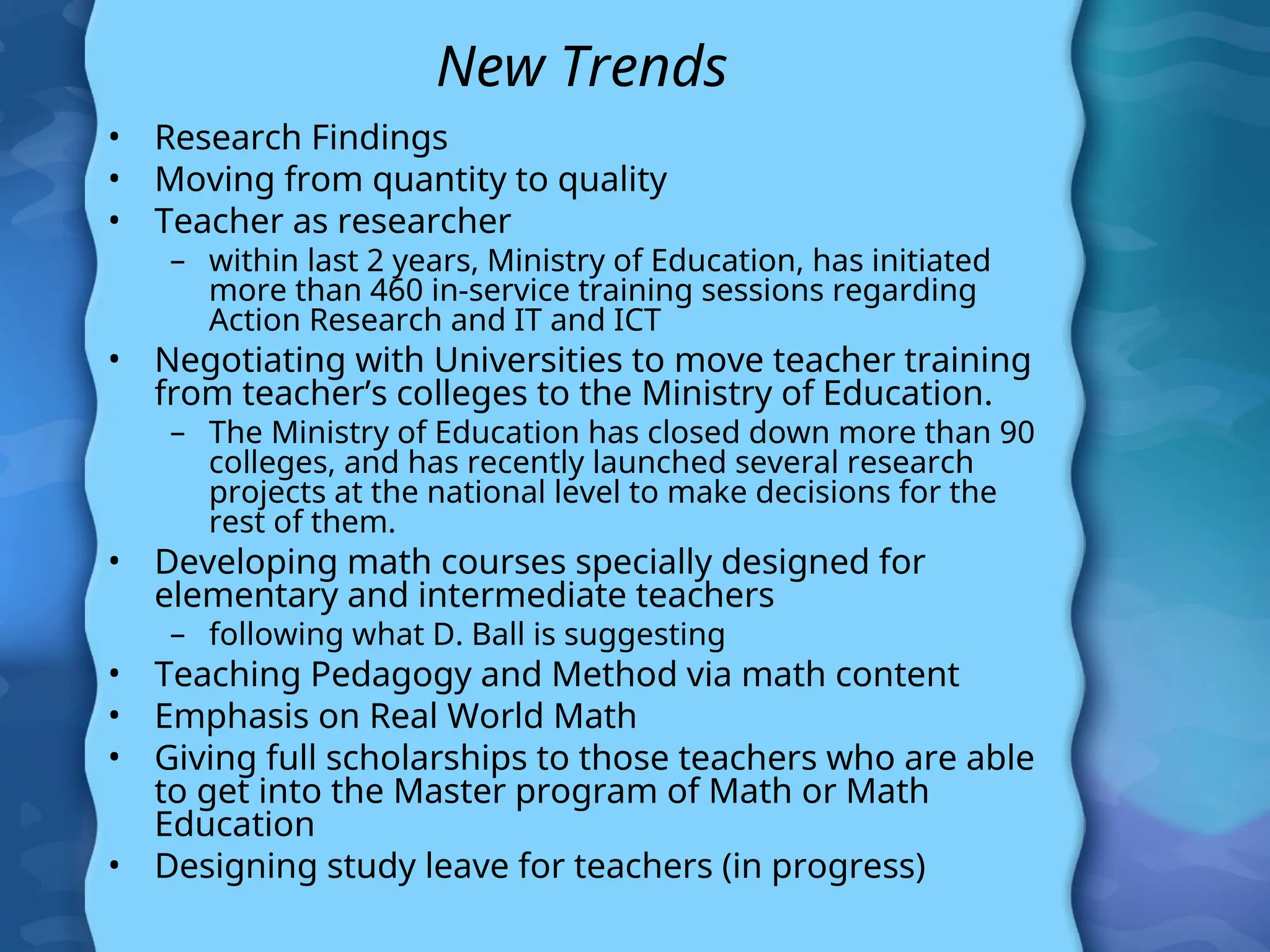 Iran And Math iran math education and teachers educations.ppt