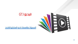 28
‫فيدي‬
(
2
)
‫النالح‬ ‫السكرتير‬ ‫لدي‬ ‫والسمات‬ ‫المميكات‬
 