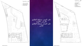 ‫الطابق‬ ‫مسقط‬ ‫اليمين‬ ‫على‬
) (
‫األول‬ ‫األرضي‬
‫الطابق‬ ‫مسقط‬ ‫اليسار‬ ‫على‬
‫الثاني‬
 