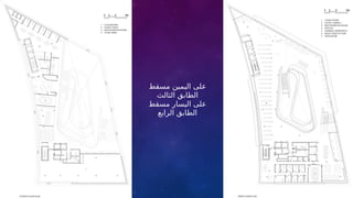 ‫مسقط‬ ‫اليمين‬ ‫على‬
‫الثالث‬ ‫الطابق‬
‫مسقط‬ ‫اليسار‬ ‫على‬
‫الرابع‬ ‫الطابق‬
 