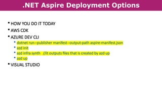 .NET Aspire Presentation by Udaiappa Ramachandran | PPTX