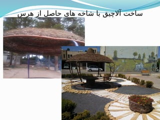 ‫هرس‬ ‫از‬ ‫حاصل‬ ‫های‬ ‫شاخه‬ ‫با‬ ‫آالچیق‬ ‫ساخت‬
 