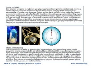 ΕΚΦΕ Ν. Σμύρνης Μετρήσεις Χρόνου – η Ακρίβεια Ηλίας Μαυροματίδης
 