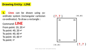Math Line Autocad Mechanical and Engineering Drawing with AutoCAD | PPTX