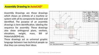Mechanical and Engineering Drawing with AutoCAD | PPTX