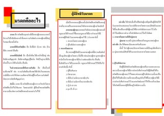 มรดก คือ ทรัพย์สินทุกอย่างที่เป็นของผู้ตายและมรดกนี้
ยังรวมไปถึงสิทธิและหน้าที่และความรับผิดต่างๆของผู้ตายที่มีอยู่
ในขณะที่ตายนั้นด้วย
มรดกที่เป็นทรัพย์สิน คือ สิ่งที่มีค่า มีราคา เช่น บ้าน
ที่ดิน รถยนต์เป็นต้น
มรดกที่เป็นสิทธิ คือ เป็นสิ่งที่จะได้มาหรือที่มีอยู่ เช่น
สิทธิตามสัญญาเช่า สิทธิตามสัญญากู้ยืมเงิน สิทธิในฐานะที่เป็น
เจ้าหนี้ในการได้รับเงินคืน เป็นต้น
ในส่วนของมรดกที่เป็นความรับผิด คือ เป็นเรื่องที่
จะต้องชดใช้ เช่น ความรับผิดที่จะต้องชดใช้ค่าสินไหมทดแทน
กรณีที่มีการก่อให้เกิดความเสียหายให้แก่ผู้อื่นหรือความรับผิดที่
เกิดจากการผิดข้อสัญญาต่างๆ
ดังนั้น มรดก คือ ทรัพย์สินของผู้ตาย หากใครยังไม่ตาย
ทรัพย์สินนั้นก็ไม่ใช่มรดก โดยตามปกติ ผู้เป็นเจ้าของทรัพย์สิน
สามารถที่จะจัดการทรัพย์สินของตัวเองอย่างไรก็ได้
เมื่อมีใครตายและผู้ที่ตายนั้นมีทรัพย์สินทรัพย์สินของผู้
ตายก็จะกลายเป็นมรดกตกทอดไปยังทายาทของผู้ตายโดยทันที
มรดกของผู้ตายจะตกทอดไปยังทายาทของผู้ตายตามที่
กฎหมายได้กาหนดไว้ซึ่งตามกฎหมายได้มีการกาหนดให้มี
ทายาทผู้มีสิทธิ รับมรดกของผู้ตายไว้มี 2 ประเภท ดังนี้
1. ทายาทโดยธรรมของผู้ตาย
2. ผู้รับพินัยกรรมของผู้ตาย
1. ทายาทโดยธรรม
คือ ทายาทผู้มีสิทธิรับมรดกของผู้ตายที่มีความสัมพันธ์
เป็นญาติของผู้ตายโดยตรง ซึ่งก็คือ พ่อแม่ของผู้ตาย ลูกของผู้ตาย
สามีหรือภริยาของผู้ตาย พี่น้องร่วมพ่อแม่เดียวกัน เป็นต้น
ซึ่งสิทธิในการได้รับมรดกนั้น กฎหมายได้กาหนดไว้ให้เป็นไป
ตามลาดับชั้น ดังนี้
1) ผู้สืบสันดาน
2) บิดามารดา
3) พี่น้องร่วมบิดามารดาเดียวกัน
4) พี่น้องร่วมบิดาหรือมารดาเดียวกัน
5) ปู่ ย่า ตา ยาย
6) ลุง ป้า น้า อา
กล่าวคือ ให้ลาดับชั้นที่ใกล้ชิดกับผู้ตายที่สุดเป็นผู้มีสิทธิได้
รับมรดกก่อนเสมอและในกรณีที่ทายาทโดยธรรมจะมีสิทธิรับมรดก
ได้นี้จะต้องเป็นกรณีที่ผู้ตายมิได้มีการทาพินัยกรรมเอาไว้หรือ
ทาไว้แต่เพียงบางส่วน หรือทาพินัยกรรมไว้แล้วไม่มีผล
1.1 ทายาทโดยธรรมที่เป็นคู่สมรส
คู่สมรส หมายถึง คู่สมรสที่ชอบด้วยกฎหมายของผู้ตาย
กล่าวคือ ต้องได้จดทะเบียนสมรสกับเจ้ามรดก
ทั้งนี้ ไม่ว่าผู้ตายจะมีทายาทโดยธรรมที่เป็นญาติดังที่กล่าว
มา คู่สมรสย่อมมีสิทธิได้รับมรดกก่อนทายาทโดยธรรมเสมอ
2. ผู้รับพินัยกรรม
คือผู้ที่มีสิทธิรับทรัพย์สินของผู้ตายเป็นการเฉพาะเจาะจง
เพราะเนื่องจากผู้ตายได้มีการทาหนังสือกาหนดให้ผู้มีสิทธิได้รับ
ทรัพย์สินของผู้ตายเอาไว้โดยตรงก่อนตายผู้รับพินัยกรรมนั้นจะเป็น
ผู้ใดก็ได้ไม่ต้องมีความเกี่ยวดองเป็นญาติกันก็ได้ซึ่งหากผู้ตายได้มี
การทาหนังสือกาหนดไว้ว่าจะยกทรัพย์มรดกไว้ให้ใครแล้วจะมีผล
ให้ทรัพย์นั้นตกแก่ผู้ที่มีชื่ออยู่ในพินัยกรรมนั้น
มรดกคืออะไร
มรดกคืออะไร
ผู้มีสิทธิรับมรดก
ผู้มีสิทธิรับมรดก
 