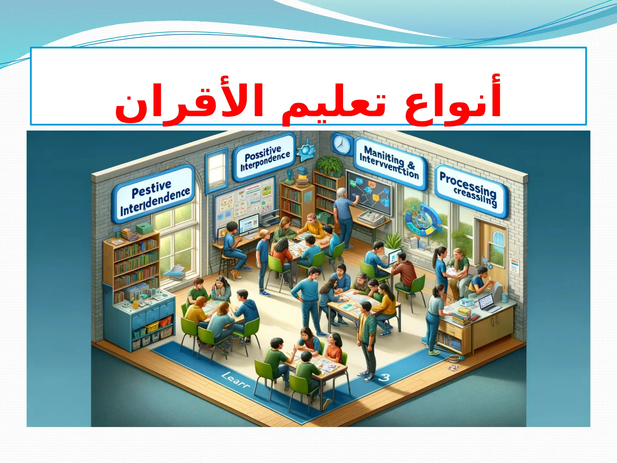 ‫األقران‬ ‫تعليم‬ ‫أنواع‬
 