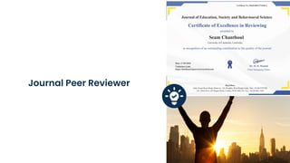Journal Peer Reviewer
 