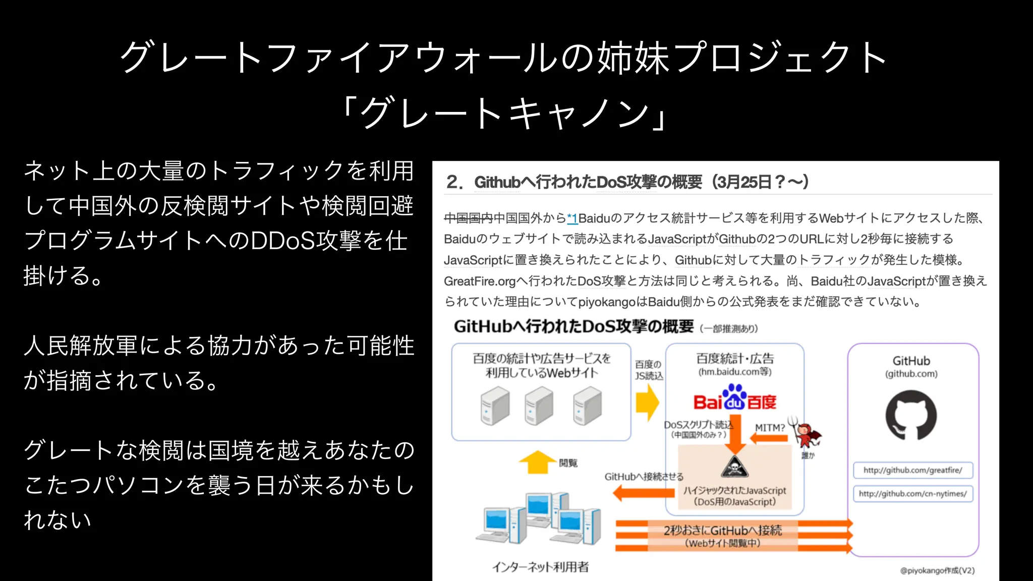 24時間365日 中国のグレートファイアウォールを支える技術 by サーバーメガネ | PDF