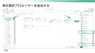 項目選択プロセッサーを追加する
 