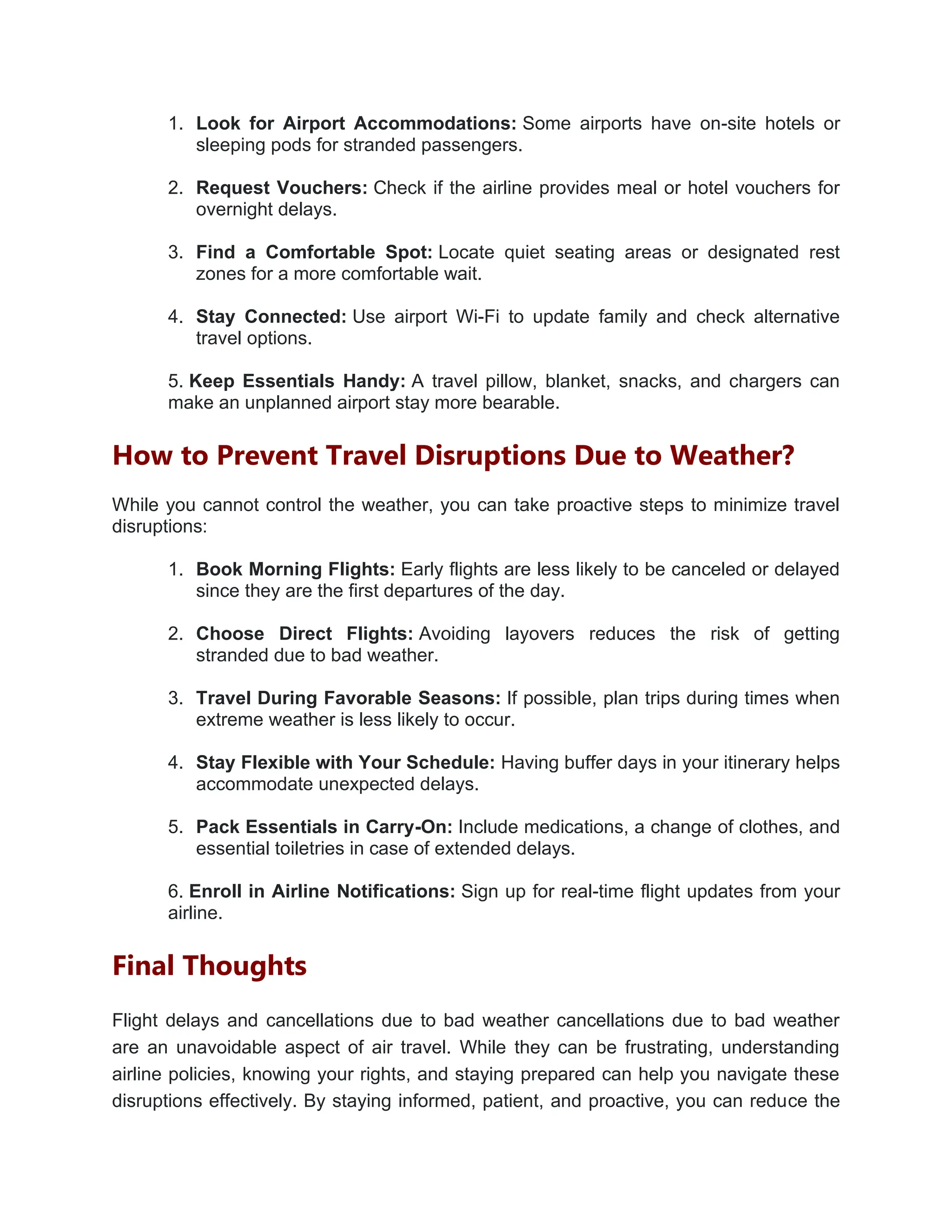 Flight Cancellations Due to Bad Weather? Here’s What You Need to Know ...