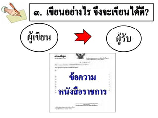 ผู้เขียน ผู้รับ
 