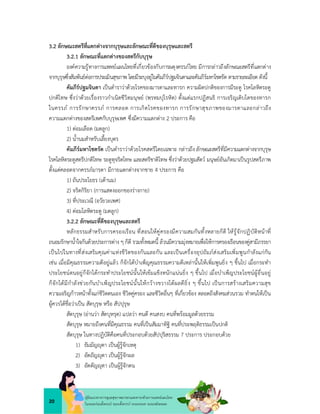 20
คูมือแนวทางการดูแลสุขภาพมารดาและทารกดวยการแพทยแผนไทย
ในระยะกอนตั้งครรภ ระยะตั้งครรภ ระยะคลอด ระยะหลังคลอด
3.2 ลักษณะสตรีที่แตกตางจากบุรุษและลักษณะที่ดีของบุรุษและสตรี
3.2.1 ลักษณะที่แตกตางของสตรีกับบุรุษ
องคความรูทางการแพทยแผนไทยที่เกี่ยวของกับการผดุงครรภไทย มีการกลาวถึงลักษณะสตรีที่แตกตาง
จากบุรุษซึ่งสัมพันธตอการประเมินสุขภาพ โดยมีระบุอยูในคัมภีรปฐมจินดาและคัมภีรมหาโชตรัต ตามรายละเอียด ดังนี้
คัมภีรปฐมจินดา เปนตำราวาดวยโรคของมารดาและทารก ความผิดปกติของการมีระดู โรคโลหิตระดู
ปกติโทษ ซึ่งวาดวยเรื่องราวกำเนิดชีวิตมนุษย (พรหมปุโรหิต) ตั้งแตแรกปฏิสนธิ การเจริญเติบโตของทารก
ในครรภ การรักษาครรภ การคลอด การเกิดโรคของทารก การรักษาสุขภาพของมารดาและกลาวถึง
ความแตกตางของสตรีเพศกับบุรุษเพศ ซึ่งมีความแตกตาง 2 ประการ คือ
1) ตอมเลือด (มดลูก)
2) น้ำนมสำหรับเลี้ยงบุตร
คัมภีรมหาโชตรัต เปนตำราวาดวยโรคสตรีโดยเฉพาะ กลาวถึง ลักษณะสตรีที่มีความแตกตางจากบุรุษ
โรคโลหิตระดูสตรีปกติโทษ ระดูทุจริตโทษ และสตรีชาติโทษ ซึ่งวาดวยปฐมสัตว มนุษยอันเกิดมาเปนรูปสตรีภาพ
ตั้งแตคลอดจากครรภมารดา มีกายแตกตางจากชาย 4 ประการ คือ
1) ถันประโยธร (เตานม)
2) จริตกิริยา (การแสดงออกของรางกาย)
3) ที่ประเวณี (อวัยวะเพศ)
4) ตอมโลหิตระดู (มดลูก)
3.2.2 ลักษณะที่ดีของบุรุษและสตรี
หลักธรรมสำหรับการครองเรือน ที่สอนใหคูครองมีความสมกันทั้งหลายก็ดี ใหรูจักปฏิบัติหนาที่
ถนอมรักษาน้ำใจกันดวยประการตาง ๆ ก็ดี รวมทั้งหมดนี้ ลวนมีความมุงหมายเพื่อใหการครองเรือนของคูสามีภรรยา
เปนไปในทางที่สงเสริมคุณคาแหงชีวิตของกันและกัน และเปนเครื่องอุปถัมภสงเสริมเพิ่มพูนกำลังแกกัน
เชน เมื่อมีคุณธรรมความดีอยูแลว ก็จักไดบำเพ็ญคุณธรรมความดีเหลานั้นใหเพิ่มพูนยิ่ง ๆ ขึ้นไป เมื่อกระทำ
ประโยชนตนอยูก็จักไดกระทำประโยชนนั้นใหเขมแข็งหนักแนนยิ่ง ๆ ขึ้นไป เมื่อบำเพ็ญประโยชนผูอื่นอยู
ก็จักไดมีกำลังชวยกันบำเพ็ญประโยชนนั้นใหกวางขวางไดผลดียิ่ง ๆ ขึ้นไป เปนการสรางเสริมความสุข
ความเจริญกาวหนาทั้งแกชีวิตตนเอง ชีวิตคูครอง และชีวิตอื่นๆ ที่เกี่ยวของ ตลอดถึงสังคมสวนรวม ทำตนใหเปน
ผูควรไดชื่อวาเปน สัตบุรุษ หรือ สัปปุรุษ
สัตบุรุษ (อานวา สัดบุหรุด) แปลวา คนดี คนสงบ คนที่พรอมมูลดวยธรรม
สัตบุรุษ หมายถึงคนที่มีคุณธรรม คนที่เปนสัมมาทิฐิ คนที่ประพฤติธรรมเปนปกติ
สัตบุรุษ ในทางปฏิบัติคือคนที่ประกอบดวยสัปปุริสธรรม 7 ประการ ประกอบดวย
1) ธัมมัญ ุตา เปนผูรูจักเหตุ
2) อัตถัญ ุตา เปนผูรูจักผล
3) อัตตัญ ุตา เปนผูรูจักตน
 