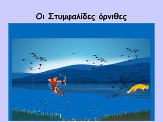 Οι Στυμφαλίδες όρνιθες
Βάλε μία ζωγραφιά
 
