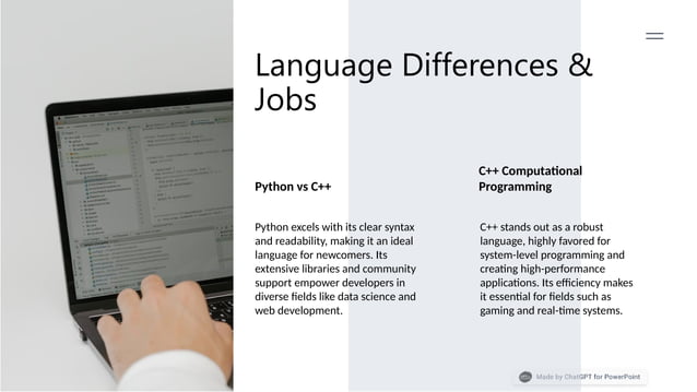 Difference between Python and C Language.pptx