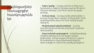 Երկենցաղներ
հետաքրքիր
հատկությունն
եր
✅ Երկու կյանք – Նրանց անունն էլ հենց դա է
.
նշանակում սկզբում նրանք ապրում են ջրում
( ),
ինչպես ձկները իսկ հետո դուրս են գալիս
:
ցամաք
✅ Խոնավ մաշկ – ,
Նրանք չունեն թեփուկներ և
:
նրանց մաշկը միշտ պետք է խոնավ լինի Շատ
երկկենցաղներ շնչում են նաև իրենց մաշկի
:
միջոցով
✅ Փոփոխական ջերմաստիճան – Նրանց
մարմնի ջերմաստիճանը կախված է շրջակա
:
միջավայրից
✅ Ճպուռանման զարգացում – Երկկենցաղները
փոքրիկ ձվերից դուրս են գալիս որպես
,
թրթուրներ որոնք ապրում են ջրում և շնչում
,
են խռիկներով բայց մեծանալով ձեռք են
:
բերում թոքեր և սկսում են ապրել ցամաքում
 
