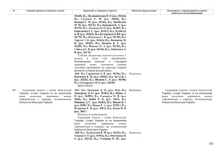202
№ Редакція, прийнята в першому читанні Пропозиції та поправки до проекту Висновки, обґрунтування Законопроект, запропонований головним
комітетом в остаточній редакції
№168), Н.д. Наливайченко В. О. (р.к. №164),
Н.д. Євтушок С. М. (р.к. №436), Н.д.
Немиря Г. М. (р.к. №169), Н.д. Цимбалюк
М. М. (р.к. №176), Н.д. Бондарєв К. А. (р.к.
№175), Н.д. Лукашук Б. О. (р.к. №454), Н.д.
Кириленко І. Г. (р.к. №167), Н.д. Пузійчук
А. В. (р.к. №182), Н.д. Кучеренко О. Ю. (р.к.
№179), Н.д. Власенко С. В. (р.к. №170), Н.д.
Тарута С. О. (р.к. №163), Н.д. Волинець М.
Я. (р.к. №181), Н.д. Івченко В. Є. (р.к.
№185), Н.д. Мейдич О. Л. (р.к. №233), Н.д.
Соболєв С. В. (р.к. №165), Н.д. Лабунська А.
В. (р.к. №174)
У абзаці двадцятому підпункту 6 пункту 1
розділу І після слів «визначеного
Національною комісією зі стандартів
державної мови» доповнити словами
«постійне проживання на території України
протягом останніх восьми років».
-466- Н.д. Герасимов А. В. (р.к. №196), Н.д.
Павленко Р. М. (р.к. №203), Н.д. Ар'єв В. І.
(р.к. №202), Н.д. Федина С. Р. (р.к. №190),
Н.д. Гончаренко О. О. (р.к. №338)
Відхилено
ВИЛУЧИТИ
-467- Н.д. Разумков Д. О. (р.к. №1), Н.д.
Дмитрієва О. О. (р.к. №102), Н.д. Шпак Л.
О. (р.к. №395), Н.д. Саладуха О. В. (р.к.
№56), Н.д. Бабій Р. В. (р.к. №47), Н.д.
Микиша Д. С. (р.к. №382), Н.д. Мокан В. І.
(р.к. №99), Н.д. Вацак Г. А. (р.к. №231), Н.д.
Петруняк Є. В. (р.к. №87), Н.д. Козак В. В.
(р.к. №67)
Відхилено
Викласти в такій редакції:
Складання іспитів з основ Конституції
України, історії України та на визначення
рівня володіння державною мовою
здійснюються в порядку, що встановлений
Кабінетом Міністрів України.
108 Складання іспитів з основ Конституції
України, історії України та на визначення
рівня володіння державною мовою
здійснюються в порядку, встановленому
Кабінетом Міністрів України.
-468- Н.д. Лозинський Р. М. (р.к. №222), Н.д.
Ташева Т. Р. (р.к. №453), Н.д. Юрчишин Я.
Р. (р.к. №215), Н.д. Устінова О. Ю. (р.к.
Відхилено
Складання іспитів з основ Конституції
України, історії України та на визначення
рівня володіння державною мовою
здійснюються в порядку, встановленому
Кабінетом Міністрів України.
 
