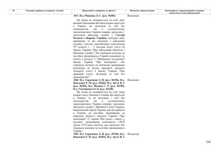 236
№ Редакція, прийнята в першому читанні Пропозиції та поправки до проекту Висновки, обґрунтування Законопроект, запропонований головним
комітетом в остаточній редакції
-567- Н.д. Микиша Д. С. (р.к. №382) Відхилено
Ця умова не поширюється на осіб, яких
визнано біженцями або яким надано притулок
в Україні, на іноземців та осіб без
громадянства, які в установленому
законодавством України порядку проходять /
проходили військову службу у Секторі
безпеки і оборони України, контракт яких
припинено та які звільнені з військової
служби з підстав, передбачених підпунктами
"б" пунктів 1 – 3 частини п'ятої статті 26
Закону України "Про військовий обов'язок і
військову службу", або отримали посвідку на
постійне проживання в Україні відповідно до
пункту 4 розділу V "Прикінцеві положення"
Закону України "Про імміграцію", або
отримали посвідку на тимчасове проживання
відповідно до частин двадцятої, двадцять
четвертої статті 4 Закону України "Про
правовий статус іноземців та осіб без
громадянства";
-568- Н.д. Герасимов А. В. (р.к. №196), Н.д.
Павленко Р. М. (р.к. №203), Н.д. Ар'єв В. І.
(р.к. №202), Н.д. Федина С. Р. (р.к. №190),
Н.д. Гончаренко О. О. (р.к. №338)
Відхилено
Ця умова не поширюється на осіб, яким
надано статус біженця в Україні або притулок
в Україні, та на іноземців і осіб без
громадянства, які в установленому
законодавством України порядку проходять
військову службу у Збройних Силах України,
Національній гвардії України, або які прибули
в Україну на постійне проживання до
набрання чинності Законом України "Про
імміграцію" (7 серпня 2001 року) і мають у
паспорті громадянина колишнього СРСР
зразка 1974 року відмітку про прописку або
отримали посвідку на постійне проживання в
Україні;
-569- Н.д. Герасимов А. В. (р.к. №196), Н.д.
Павленко Р. М. (р.к. №203), Н.д. Ар'єв В. І.
Відхилено
 