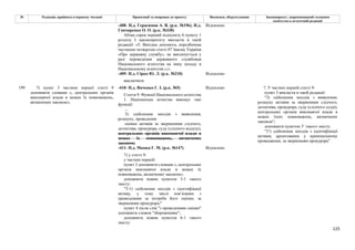 125
№ Редакція, прийнята в першому читанні Пропозиції та поправки до проекту Висновки, обґрунтування Законопроект, запропонований головним
комітетом в остаточній редакції
-408- Н.д. Герасимов А. В. (р.к. №196), Н.д.
Гончаренко О. О. (р.к. №338)
Відхилено
Абзац сорок перший підпункту 6 пункту 1
розділу І законопроєкту викласти в такій
редакції: «5. Вихідна допомога, передбачена
частиною четвертою статті 87 Закону України
«Про державну службу», не виплачується у
разі переведення державного службовця
Національного агентства на іншу посаду в
Національному агентстві.»;».
-409- Н.д. Сірко Ю. Л. (р.к. №210) Відхилено
виключити
-410- Н.д. Янченко Г. І. (р.к. №5) Відхилено
Стаття 9. Функції Національного агентства
1. Національне агенство виконує такі
функції:
...
3) здійснення заходів з виявлення,
розшуку, проведення
оцінки активів за звершенням слідчого,
детектива, прокурора, суду (слідчого відділу),
центральних органів виконавчої влади в
межах їх повноважень, визначених
законом;
-411- Н.д. Мамка Г. М. (р.к. №147) Відхилено
199 7) пункт 3 частини першої статті 9
доповнити словами «, центральних органів
виконавчої влади в межах їх повноважень,
визначених законом»;
7) у статті 9:
у частині першій:
пункт 3 доповнити словами «, центральних
органів виконавчої влади в межах їх
повноважень, визначених законом»;
доповнити новим пунктом 3-1 такого
змісту:
"3-1) здійснення заходів з ідентифікації
активу, у тому числі пов’язаних з
проведенням за потреби його оцінки, за
зверненням прокурора;"
пункт 4 після слів "з проведенням оцінки"
доповнити словом "збереженням";
доповнити новим пунктом 6-1 такого
змісту:
7. У частині першій статті 9:
пункт 3 викласти в такій редакції:
"3) здійснення заходів з виявлення,
розшуку активів за зверненням слідчого,
детектива, прокурора, суду (слідчого судді),
центральних органів виконавчої влади в
межах їхніх повноважень, визначених
законом";
доповнити пунктом 31 такого змісту:
"31) здійснення заходів з ідентифікації
активів, арештованих у кримінальному
провадженні, за зверненням прокурора".
 