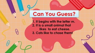 Letter m .sounds and examples and photos | PPTX