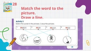 Letter m .sounds and examples and photos | PPTX