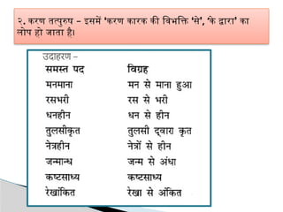 Samas Examples Class 7 समास.pptx samas and it's importance in education | PPTX