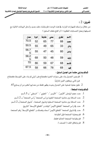 ‫א‬

‫א‬‫א‬
102

‫א‬‫א‬
‫א‬‫א‬
‫א‬‫א‬
W
‫א‬‫א‬‫א‬
Excel
‫א‬‫א‬‫א‬‫א‬‫א‬‫א‬‫א‬
-
66
-

F
2
E
 
‫א‬
‫א‬‫א‬‫א‬
،‫א‬



‫א‬‫א‬
‫א‬‫א‬
W
F

‫א‬‫א‬
E
 
‫א‬
 

 



 




 

88
77
65
52
70.5
‫א‬
33
65
49
55
50.5

80
45
47
55
56.7
5

59
48
50
68
56.2
5

68
67
59
86
70

68
78
66
58
67.5

‫א‬
‫א‬
‫א‬
W
 
1
K

‫א‬
‫א‬‫א‬

‫א‬

K

‫א‬
K
 
2
K




‫א‬




67
K
‫א‬‫א‬
W
 
1
K
‫א‬
?
‫א‬
?
،
?
‫א‬
?
،
?
‫א‬
?
،
?
‫א‬
?

1.5

 
2
K
‫א‬‫א‬‫א‬‫א‬
?
‫א‬
?

1.2

K
 
3
K
‫א‬‫א‬‫א‬‫א‬
،
?


‫א‬
?

1.2

K
 
4
K


‫א‬
?
‫א‬‫א‬
?
‫א‬
?
‫א‬‫א‬
?
‫א‬
K
 
5
K
‫א‬
?
‫א‬‫א‬
?
‫א‬

?
‫א‬‫א‬
?
‫א‬
K
 
6
K
‫א‬
‫א‬
K
 
7
K
‫א‬‫א‬

K
 
8
K


‫א‬
F
‫א‬
KE
 
 
