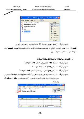 ‫א‬

‫א‬‫א‬
102

‫א‬‫א‬
‫א‬‫א‬
‫א‬‫א‬
W
‫א‬‫א‬
Access
‫א‬‫א‬‫א‬‫א‬
F

‫א‬‫א‬

E
-
32
-




9
 J

‫א‬
‫א‬


‫א‬‫א‬‫א‬‫א‬‫א‬
K

W








‫א‬‫א‬‫א‬
















‫א‬‫א‬،
?

?


‫א‬
‫א‬‫א‬
?
‫א‬‫א‬
K?
 
 
3
K
‫א‬
‫א‬
 




1
 J
‫א‬
F11


‫א‬
?
‫א‬
K?
 




2
 J
‫א‬
‫א‬
‫א‬


K




3
 J
‫א‬

‫א‬
?
‫א‬
K?
 




4
 J






‫א‬‫א‬‫א‬
?

‫א‬
?
،






،

‫א‬‫א‬‫א‬

1
،

2
،
‫א‬
K
 
 
 
 