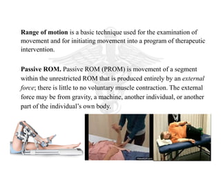 P Rom Exercise passive exercises lecture for physiotherapy.pdf