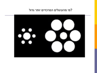 ‫גדול‬ ‫יותר‬ ‫המרכזיים‬ ‫מהעיגולים‬ ‫?מי‬
 