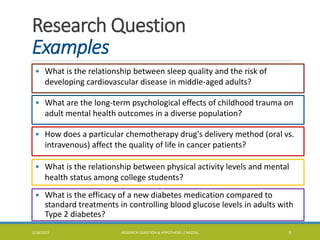 Research methodology midterm material, includes lots of topics! | PDF