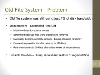 In-Depth Analysis of the Fast File System for Unix: Design and ...